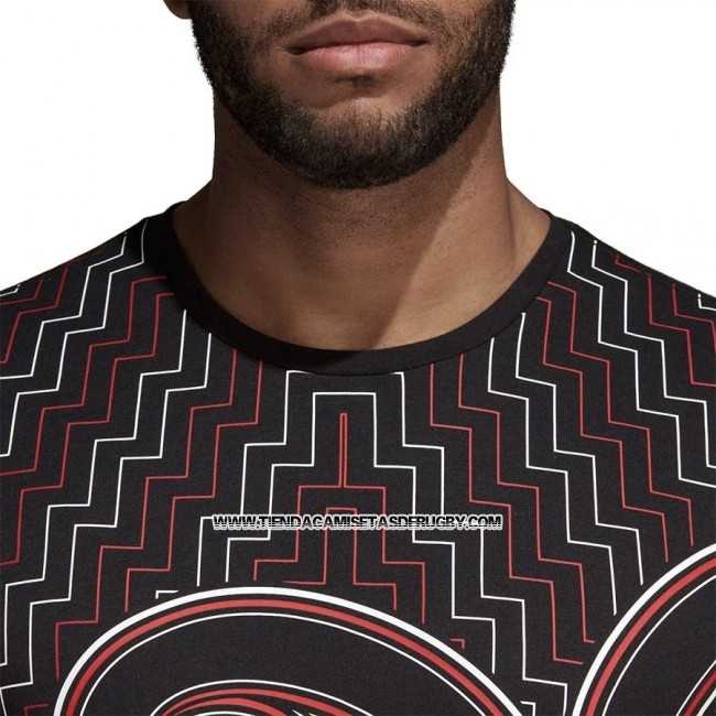 Camiseta Nueva Zelandia All Blacks Maori Rugby 2019 Brown